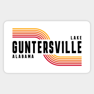 Lake Guntersville 80's Retro Magnet